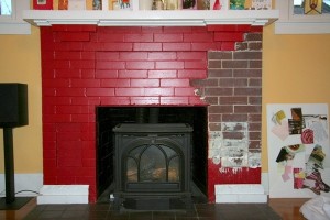 Repairing Fireplace