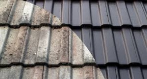 Damaged Versus Repaired Roof